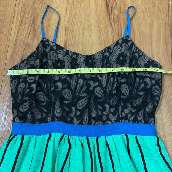 Tracy Reese Silk Sleeveless Multi-Color Mini Dress - Picture 13 of 14